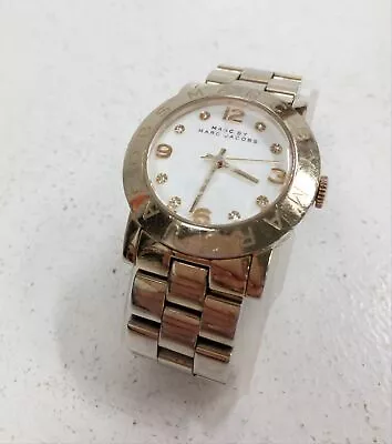 Marc By Marc Jacobs Ladies Gold Tone Watch MBM3056 Spares Or Repairs With Box • $12.32