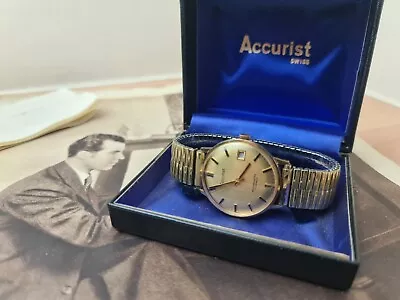 £49.99 • Buy Accurist Shockmaster Mens 17 Jewels Mechanical Watch, Used Condition, Working