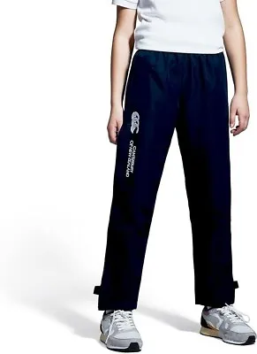 Canterbury Junior Open Hem Stadium Pants - Navy - Tracksuit Bottoms Jogger Age 6 • £19.95