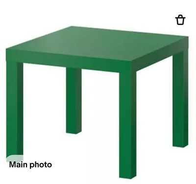 New 1999 IKEA LACK Pridyvanny Side Table DISCONTINUED Green 22×22   903.020.60 • $52.99