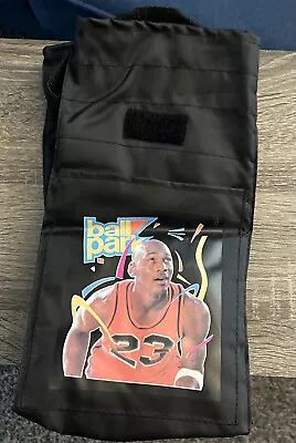 Michael Jordan Bulls Ball Park Franks Insulated Screen Printed Black Lunch Bag • $24.99