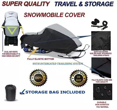 HEAVY-DUTY Trailerable Snowmobile Cover Fits Arctic Cat ZR 8000 RR 137 2022 • $93.93