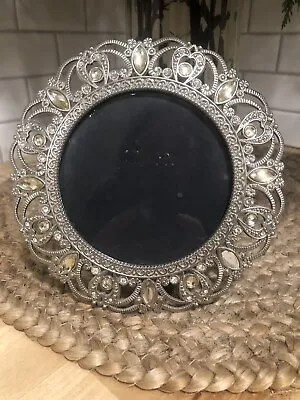 Vintage Shabby Chic Filigree Picture Frame • $22