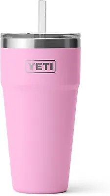 YETI Rambler 26oz Cup With Straw Lid - Power Pink (Limited Edition) NEW EXPRESS • $79.95