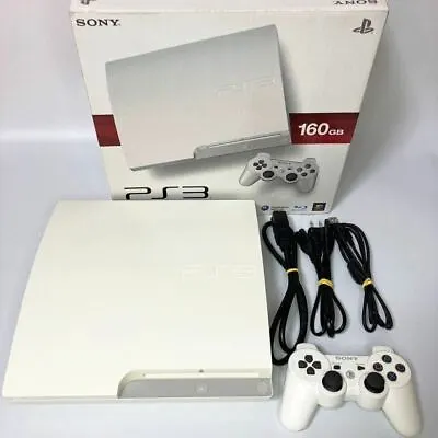 PS3 Classic White CECH 3000A 160GB Console Box Sony PlayStation 3 Slim [BOX] • $265.75