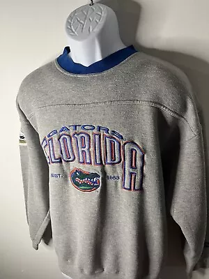 Vintage Lee Sport Florida Gators Large Embroidered Crewneck Sweatshirt SEC Patch • $29.66