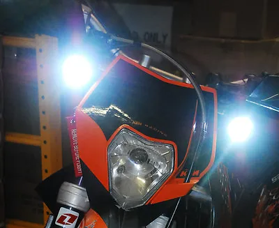 20w Trail Lights Spot Beam LED Motorcycle Offroad Dual Sport Enduro Head Fog Ktm • $49.99