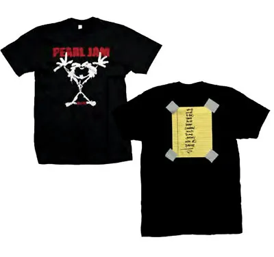Pearl Jam Stick Man Music Band Usa Import Cotton St Sleeve Black-shirt • $49