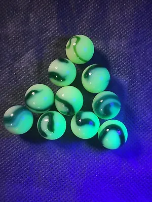 10  Uv  Reactive Electric Eel Glass Marbles $9.99  • $9.99