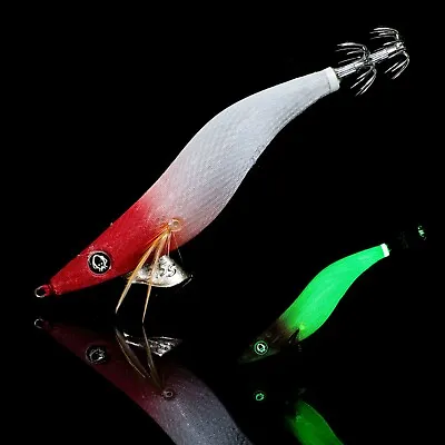 $12.99 • Buy Rui Squid Jig Classic Red Head New Glow Edition Size 3.5 Egi Fishing Lure