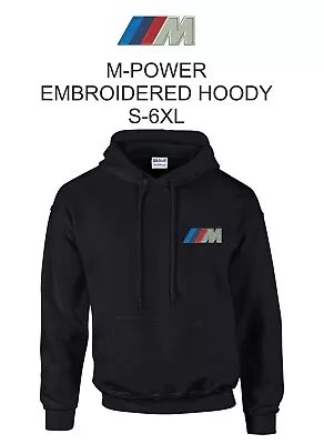 M Power BMW Embroidered  Hoodie Tradesman Builders  Car Sizes Small - 6XL • £30