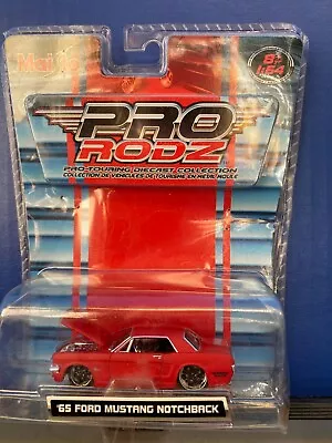 1/64 Maisto Pro Rodz Touring 1965 Ford Mustang Coupe Dark Red • $15