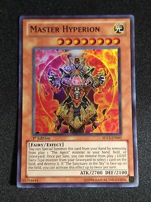 Yu-Gi-Oh! Master Hyperion SDLS-EN001 1st Edition Ultra Rare NM • $3