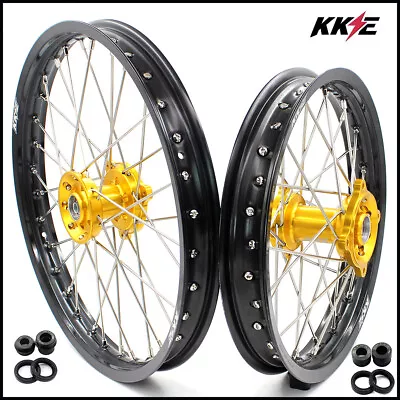 KKE 19/16 Kid's Wheels For Suzuki RM80 93-01 RM85 1993-2023 CNC Dirtbike Hubs • $449