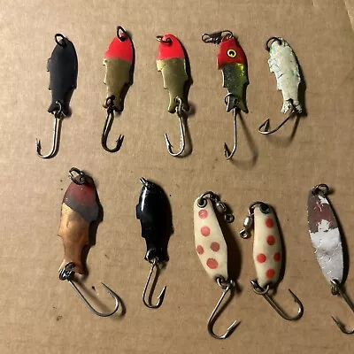 (10) Vintage Trout Spoons Lures Dick Nite Shoff Triple Teaser Needlefish • $5.99