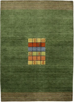 $291.87 • Buy Tribal Pictorial Gabbeh Plush 6X8 Oriental Rug Modern Handmade Kids Room Carpet