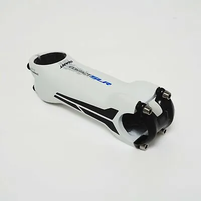 GIANT CONTACT SLR OD2  Bike Stem 8 Degree 31.8mm X 125mm  White Carbon Stem • $99.90