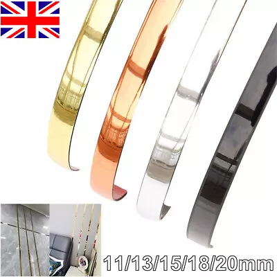 £8.69 • Buy Self-Adhesive Tile Seam Tape Wall Ceiling Mould Strip Furniture Trim Line DIY 5M