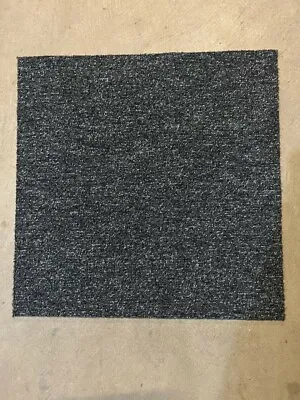 £9.99 • Buy 12 X Carpet Tiles Soft Cut Pile Brand New HEAVY DUTY 40 X 40cm - MID GREY