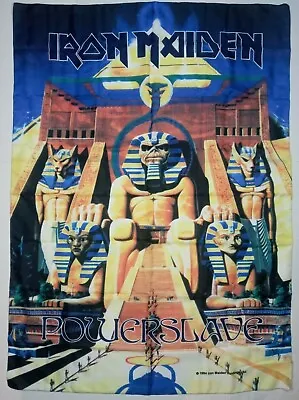 Iron Maiden Powerslave Flag 30x42  Textile Poster 1984 Heavy Metal Vintage • $34.95