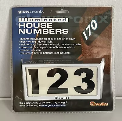 £12.95 • Buy Illuminated House Numbers By Glowtronix - Brand New / Sealed