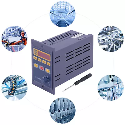 750W 220V 1HP Variable Frequency Drive Converter CNC Inverter Single To 3 Phase • $35.72