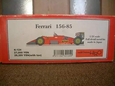 Model Factory Hiro 1/20 Ferrari 156/85 Metal Kit • $750