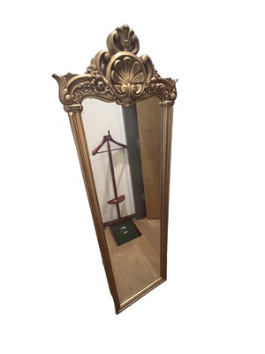 $120 • Buy Antique Gold Plated Plated Art  Deco  Body  Mirror