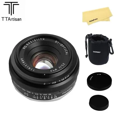 TTArtisan 25mm F2 Wide Angle APS-C Lens For Fuji Sony Nikon Z M43 L Mount • $55