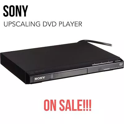 Sony DVP-SR510H DVPSR510H Upscaling HDMI 1080p DVD Player With Remote Control • $37.85