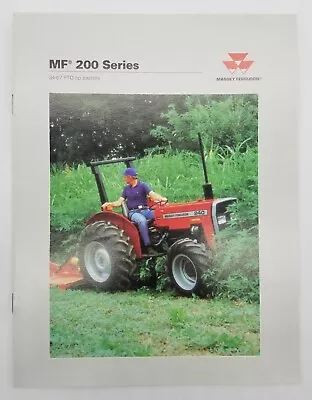 Massey Ferguson MF 200 Series 34-67 PTO HP Tractor Dealer Sales Specs Brochure • $15.87