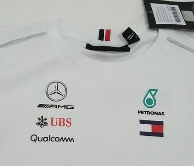 £15 • Buy Kids Mercedes Benz AMG Petronas F1 T-Shirt, Lewis Hamilton, Unisex, BNWT White