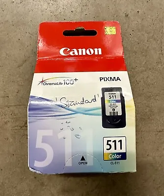 £18.99 • Buy Genuine Canon 511 CL-511 Colour Ink Cartridge For Pixma IP2700 IP2702 MP230 New