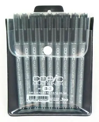 Hkt09162 Too Copic Markers Multiliner BLACK B-2 From Japan • $21.10