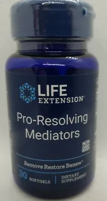 Life Extension Pro-Resolving Mediators [Remove Restore Renew] 30 Softgels • $21.50