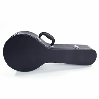  A-Style Mandolin Case Pro Hard Shell Leather Wood Mandolin Case Carrrying Bag • $70.98