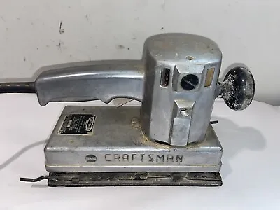 Vintage Craftsman 207-2240 Industrial Dustless Dual Motion  Electric  Sander • $54.97