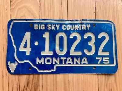 1975 Montana License Plate • $14.99
