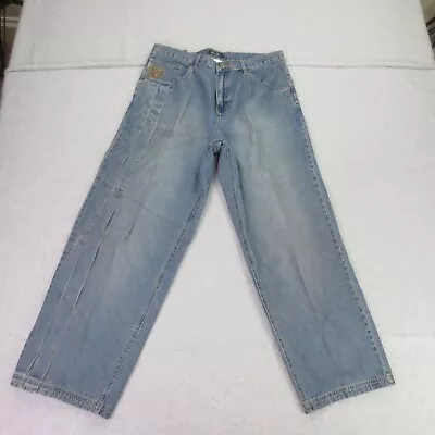 Sean John Jeans Mens 38x32 Blue Denim Baggy Hip Hop Skater Y2K Relaxed * • $23.84