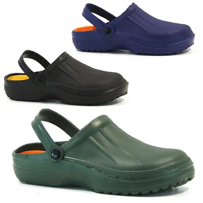 £9.95 • Buy Mens Clogs Mules Slippers Nursing Garden Beach Sandals Hospital Rubber Shoes 