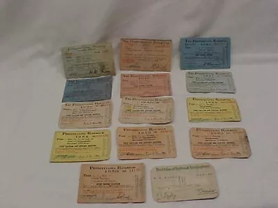 $7.77 • Buy 14 Rare Vintage Pennsylvania Railroad Train Tickets 1921 To 1953