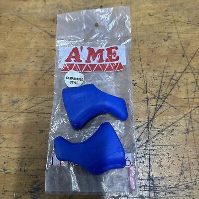 NOS Vintage A’ME Campagnolo Style Brake Lever Hoods Blue  • $36.54