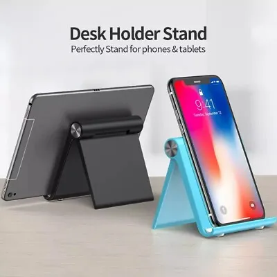 Mobile Phone Folding Portable Tablet Desk Stand Holder • £3.99