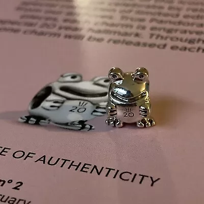 Pandora 2020 Limited Edition 20th Anniversary FROG Charm 798953C00 • £123.85