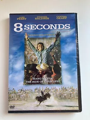 8 Seconds (DVD 1994) Lane Frost Rodeo Luke Perry Sealed Brand NEW • $6.39