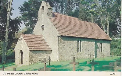 Postcard St Davids Church Caldey Island By Archway Of Tenby My Ref TT • £2.25