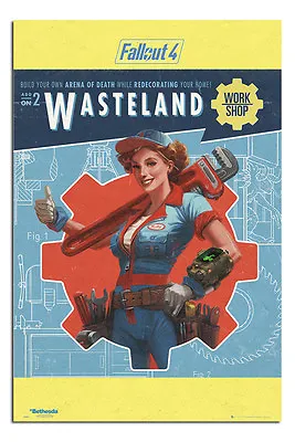 Fallout 4 Wasteland Work Shop Maxi Poster 36x24 Inch | OFFICIAL LICENSED • £7.99