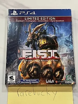 F.I.S.T. Forged In Shadow Torch Limited Edition Steelbook (PS4) NEW SEALED MINT! • $42.99