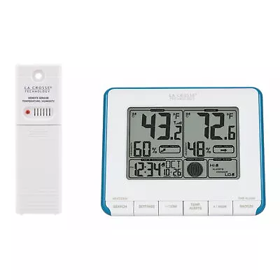 La Crosse Technology 308-1711BL 0.40 Lb Weather Station And Temp Alerts • $25.99