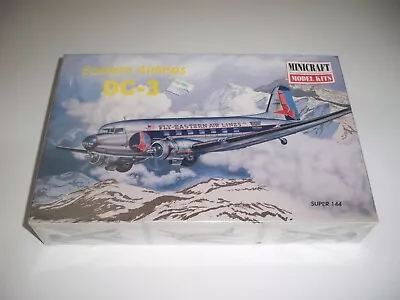 Minicraft #14477 Eastern Airlines Douglas DC-3 1:144 Brand New Sealed Model Kit • $24.99